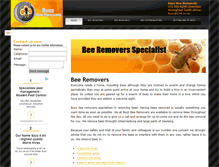 Tablet Screenshot of bee-removers.co.za